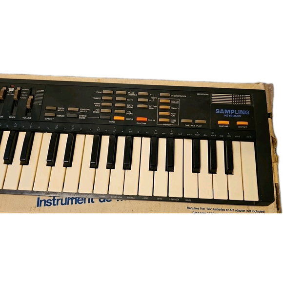 Realistic Concertmate 500 Sampling Keyboard With Original Box & AC Adapter Works - Picture 4 of 16